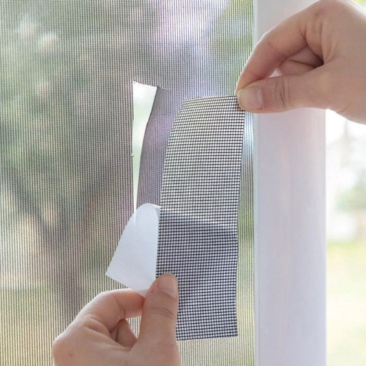 Window Screen Repair Tape | Self-Adhesive | Instant Fix for Torn Mesh