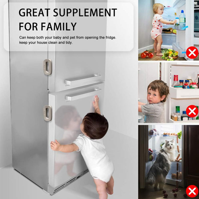 Baby Safety Fridge Lock – Child & Pet Proof Door Lock